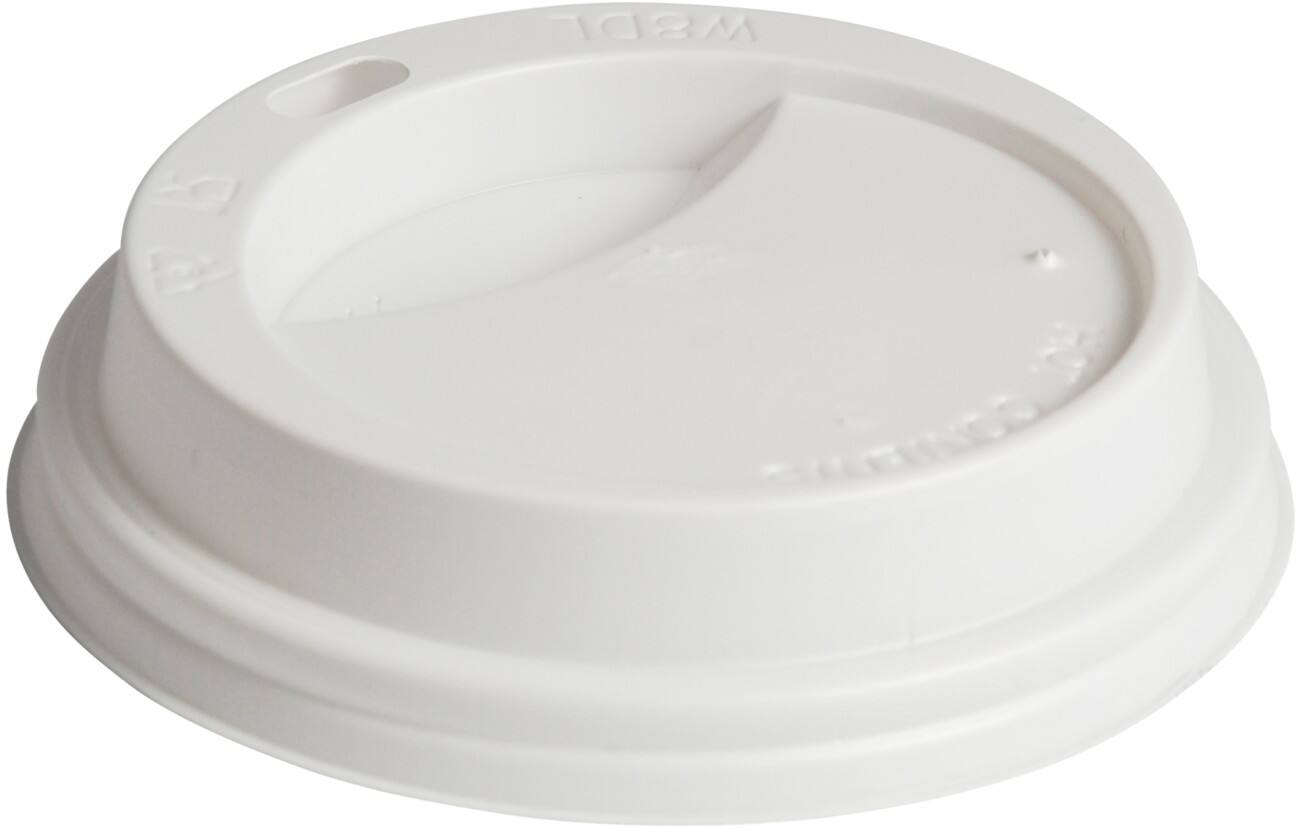 PAPSTAR Deksels voor drinkbekers To Go Wit 100 Stuks