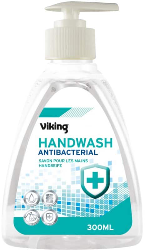 Viking Handzeep Antibacterieel Vloeibaar Transparant 6881497 300 ml