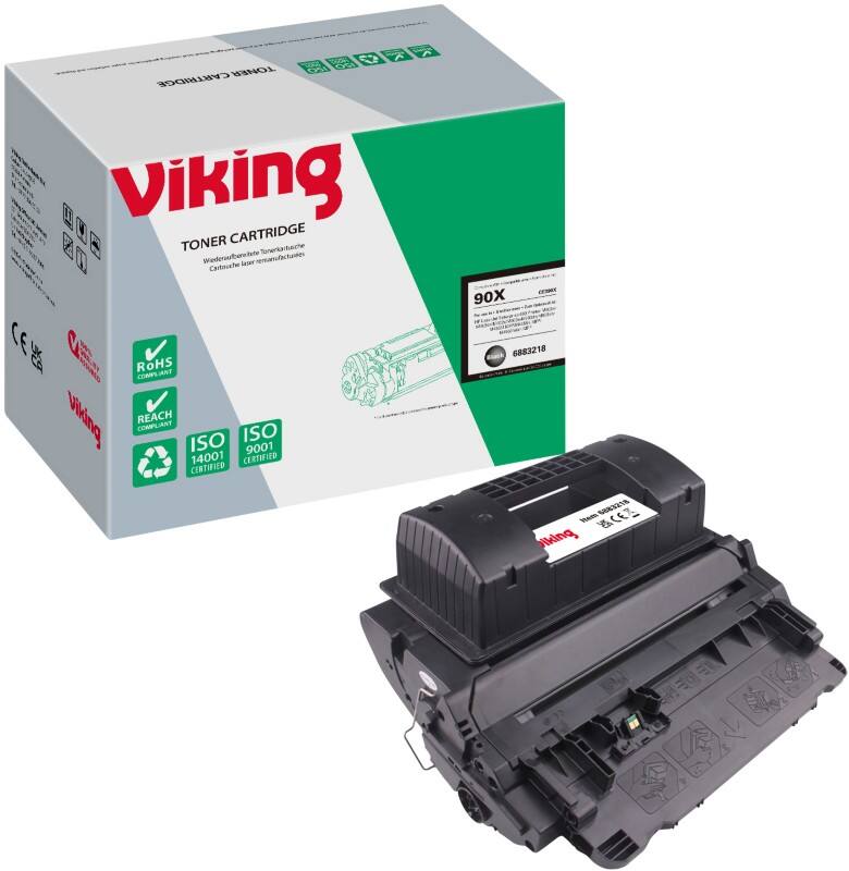 Viking 90X compatibele HP tonercartridge CE390X zwart