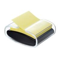 Post-it Super Sticky Z-Notes Pro Dispenser Zwart met één blok Z-Notes Canary Yellow Geel 90 Vellen