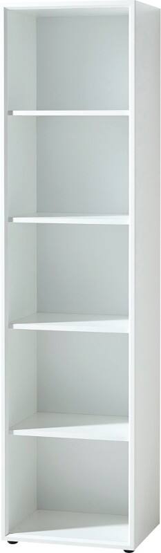 GERMANIA Gemelamineerde spaanplaat Boekenkast 4 Planken 500 x 370 x 1.960 mm Wit