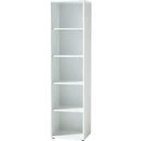 GERMANIA Gemelamineerde spaanplaat Boekenkast 4 Planken 500 x 370 x 1.960 mm Wit