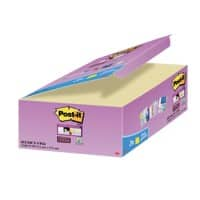 Post-it Super Sticky Notes 47,6 x 47,6 mm Kanariegeel 90 Vellen Voordeelpak 21 blokken + 3 GRATIS