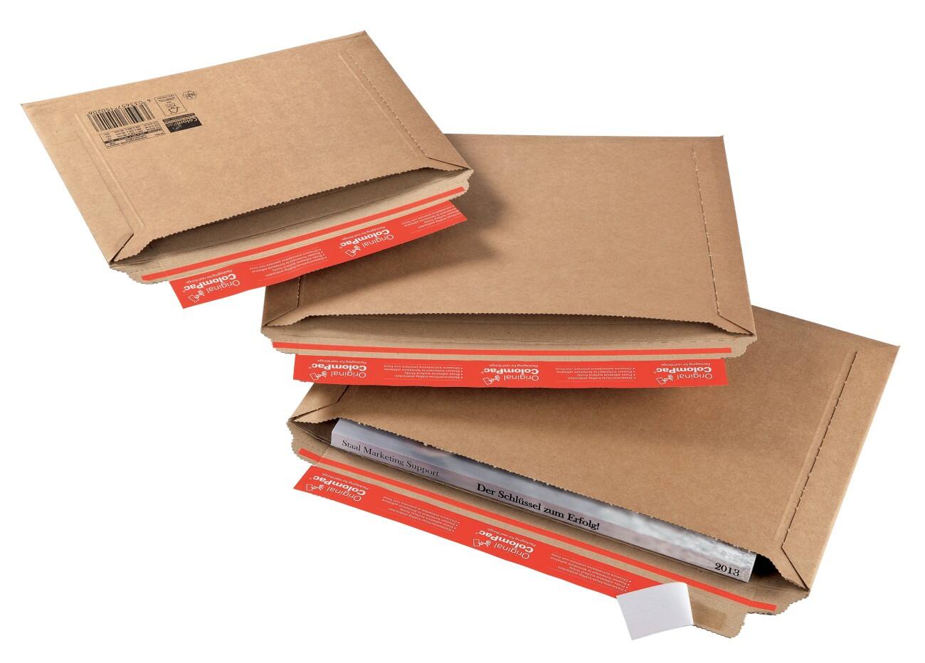 ColomPac Enveloppen Landscape Bruin 353 (B) x 250 (D) x 35 (H) mm 20 Stuks