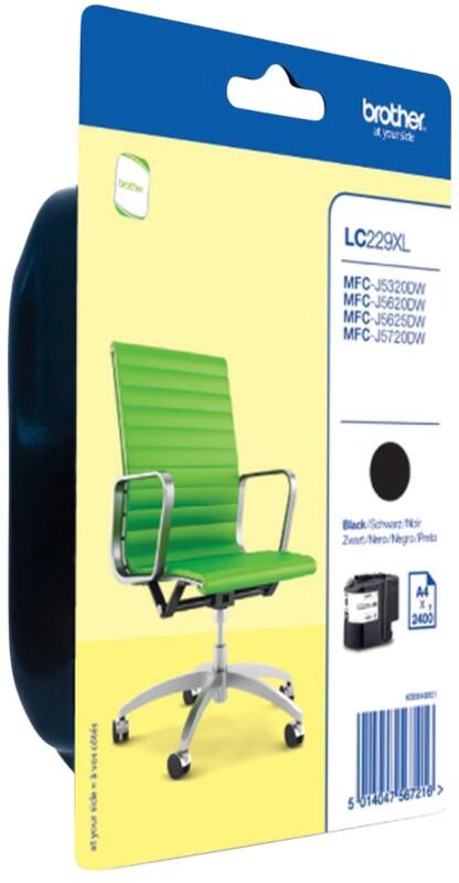 Brother LC229XLBK Origineel Inktcartridge Zwart