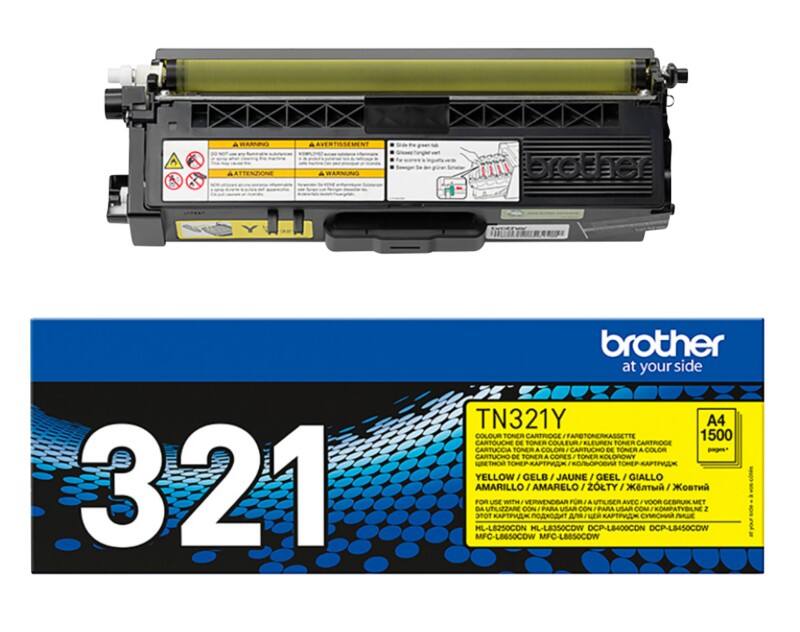 Brother TN-321Y Origineel Tonercartridge Geel