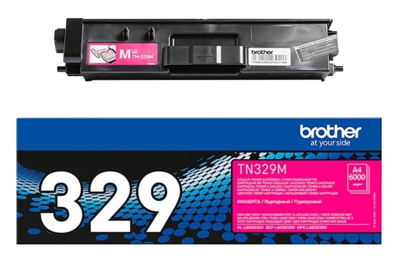 Brother TN-329M Origineel Tonercartridge Magenta