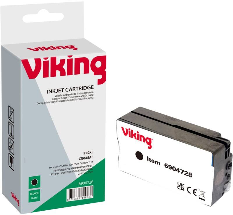 Viking 950XL compatibele HP inktcartridge CN045AE zwart