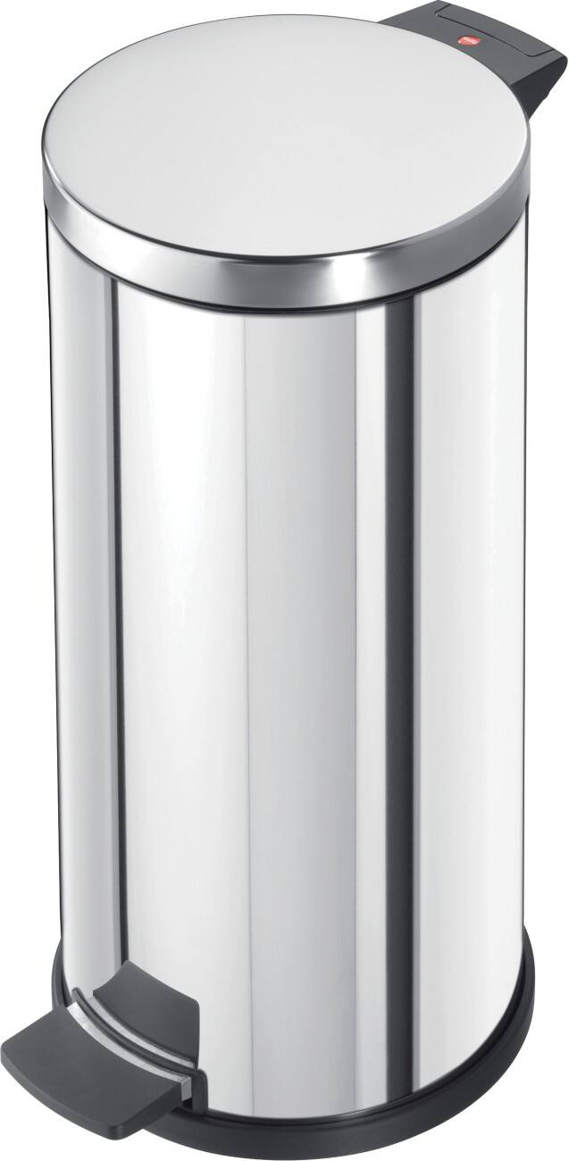 Hailo Roestvrij staal Prullenbak 18 liter 28 x 59,5 cm Zilver