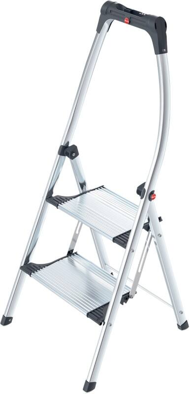 Hailo inklapbare trap Living Comfort Plus zilver, zwart 2 119 cm
