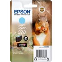 Epson 378 Origineel Inktcartridge C13T37854010 lichtcyaan