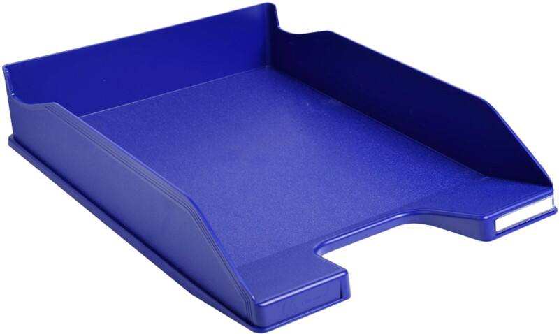 Exacompta Combo midi Brievenbakje Blauw A4 750 vellen Polystyreen 25,5 x 34,7 x 6,5 cm