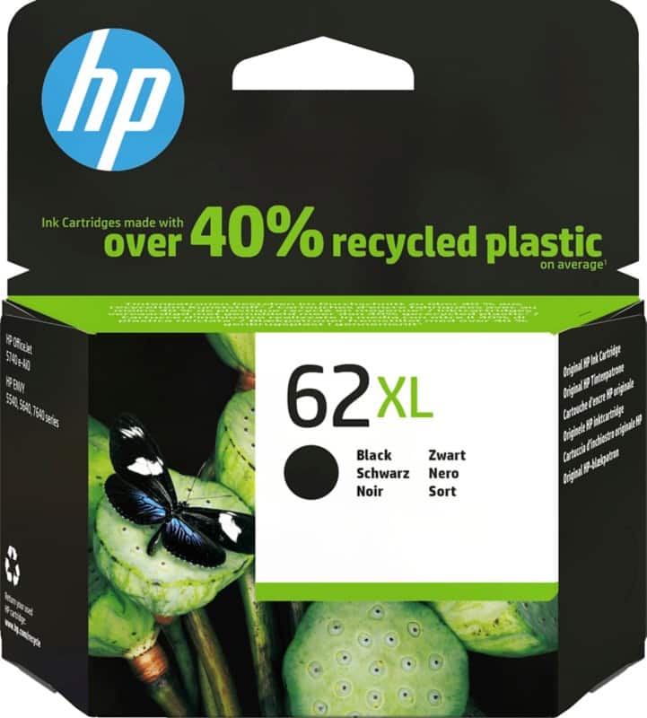 HP 62XL originele inktcartridge C2P05AE zwart