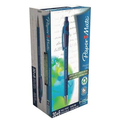 PaperMate Flexgrip® Ultra Balpen Blauw 30 + 6 gratis