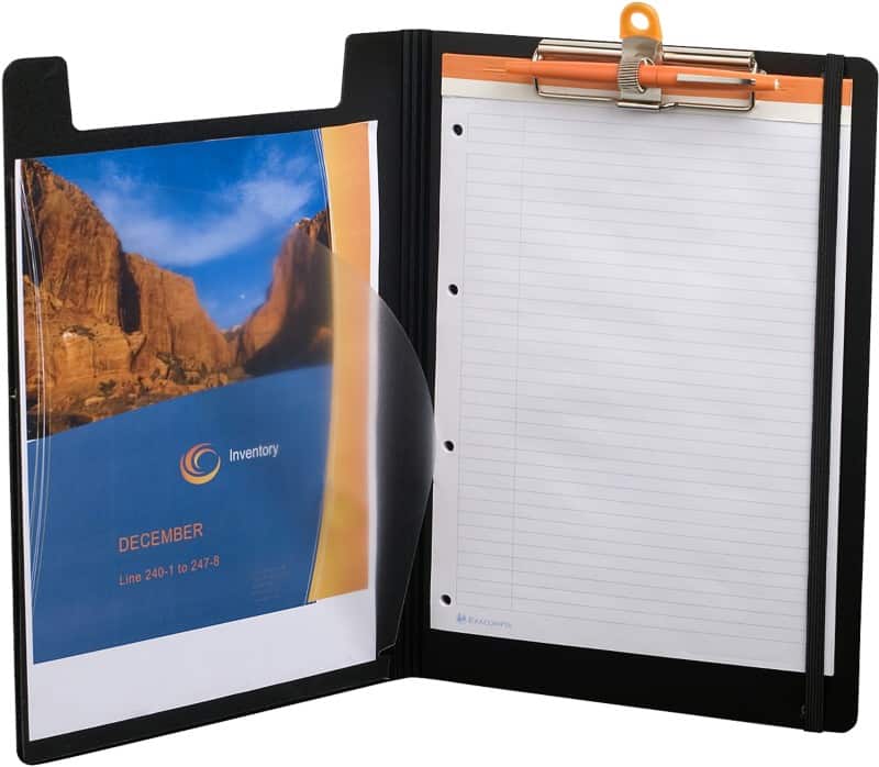 Exacompta klembordmap A4 zwart staand 52134E