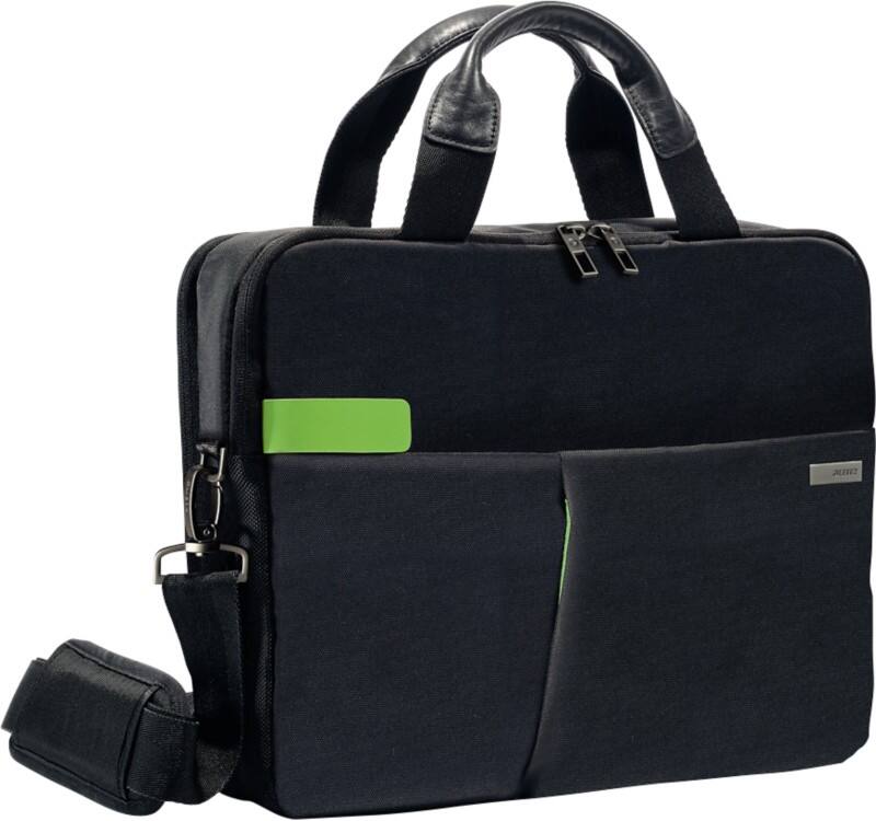 Leitz Laptoptas Smart traveller 13 " Polyester, metaal, leer Zwart 37 x 7,5 x 27 cm