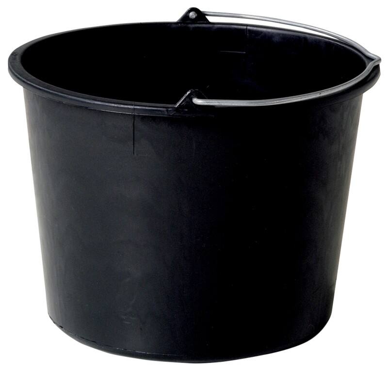 BETRA Emmer 24 x 24 x 30 cm Zwart 12 l