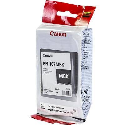 Canon PFI-107MBK Origineel Inktcartridge Mat zwart