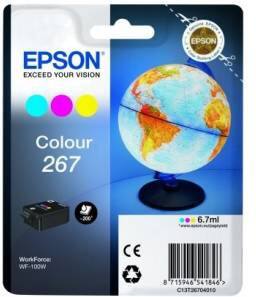 Epson 267 Origineel Inktcartridge C13T26704010 Cyaan, magenta, geel