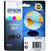 Epson 267 Origineel Inktcartridge C13T26704010 Cyaan, magenta, geel
