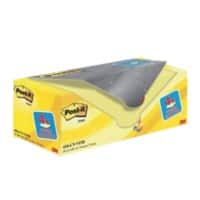 Post-it Notes 76 x 76 mm Canary Yellow Geel 100 Vellen Voordeelpak 16 + 4 GRATIS