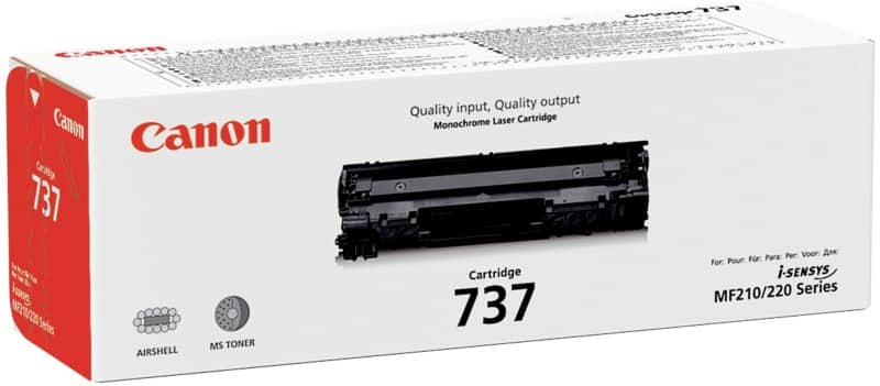 Canon 737 Origineel Tonercartridge Zwart