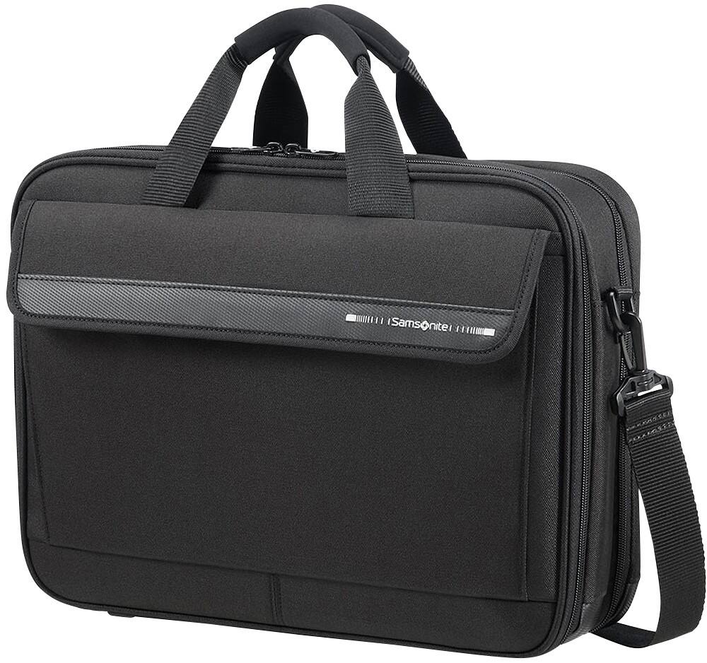 Samsonite Laptop schoudertas Classic CE SA1896 15.6 " Polyester, polyurethaan Zwart 42 x 14,5 x 31 cm
