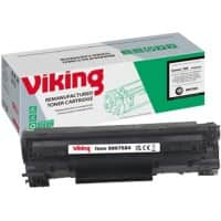 Viking 728 compatibele Canon tonercartridge zwart