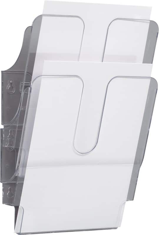 DURABLE Flexiplus 2 A4 Folderhouder Transparant A4 15 mm Polysterol 24,7 x 10 x 36 cm 2 Stuks