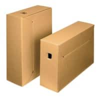 Loeff's City Box 10+ Archiefdoos Bruin, wit 39 x 26 x 11,5 cm Karton 50 Stuks