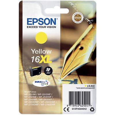 Epson 16XL Origineel Inktcartridge C13T16344012 Geel
