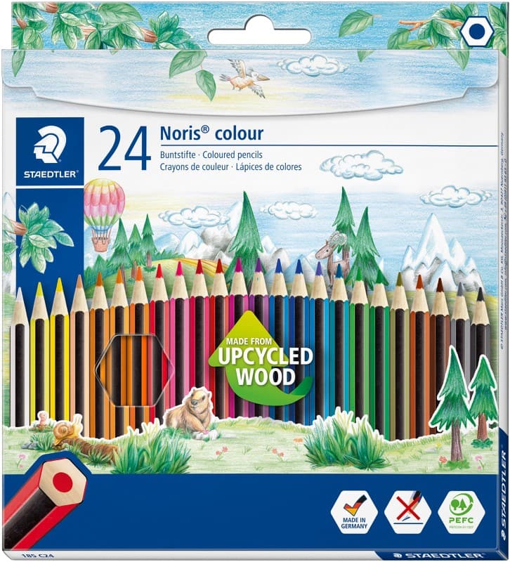 STAEDTLER Noris Kleurpotlood Kleurenassortiment 981104 24 Stuks