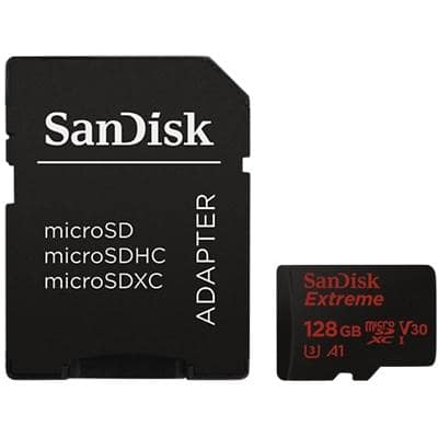 SanDisk Geheugenkaart Micro SDXC Extreme ADPT A1 128 GB