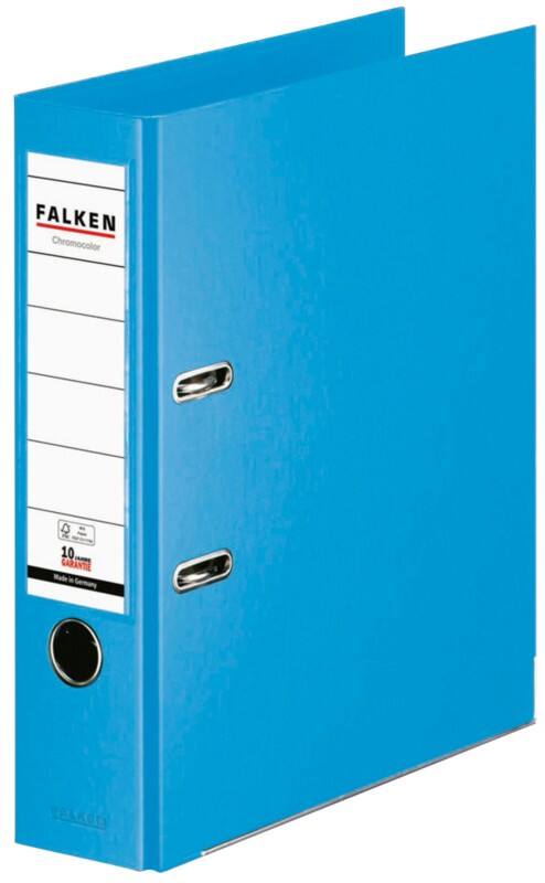 Falken Chromocolor Breed Ordner A4 80 mm Lichtblauw 2 Ringen S80 Kunststof