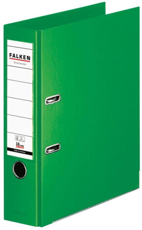 Falken Chromocolor Breed Ordner A4 80 mm Lichtgroen 2 Ringen S80 Kunststof
