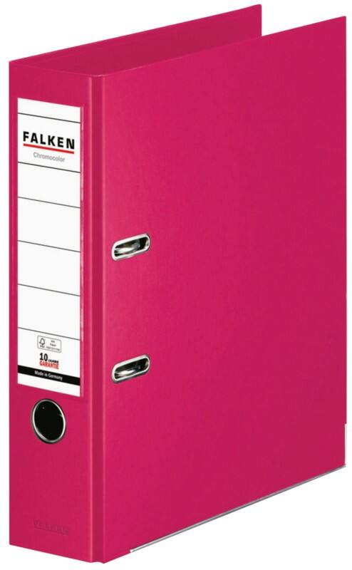 Falken Chromocolor Breed Ordner A4 80 mm Roze 2 Ringen S80 Kunststof