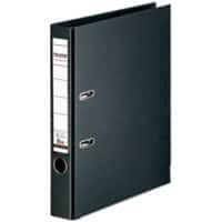Falken Chromocolor Smal Ordner A4 50 mm Zwart 2 Ringen 11285855 Karton, PP (Polypropeen)