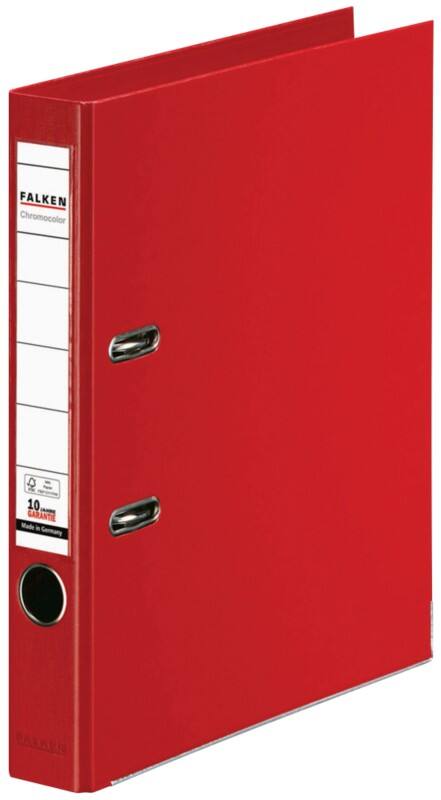 Falken Chromocolor Smal Ordner A4 50 mm Rood 2 Ringen 11285871 Kunststof