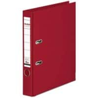Falken Chromocolor Smal Ordner A4 50 mm Bordeauxrood 2 Ringen S50 Karton, PP (Polypropeen)