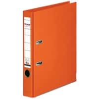 Falken Smal Ordner A4 50 mm Oranje 2 Ringen Karton, PP (Polypropeen)