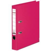 Falken Chromocolor Smal Ordner A4 50 mm Roze 2 Ringen Karton, PP (Polypropeen)