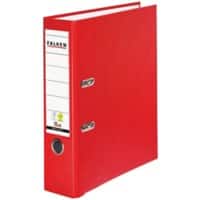Falken PP-Color Breed Ordner A4 80 mm Rood 2 Ringen Karton, PP (Polypropeen)