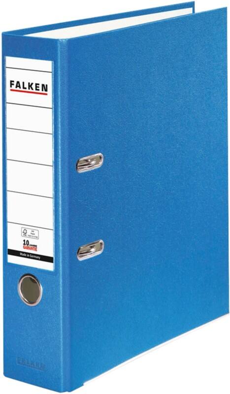 Falken PP-Color Breed Ordner A4 80 mm Aqua 2 Ringen Kunststof