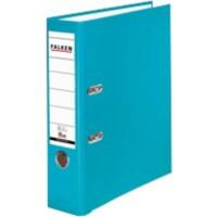 Falken PP-Color Breed Ordner A4 80 mm Turkoois 2 Ringen Karton, PP (Polypropeen)