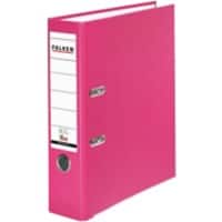 Falken PP-Color Breed Ordner A4 80 mm Roze 2 Ringen Karton, PP (Polypropeen)