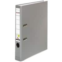 Falken PP-Color Smal Ordner A4 50 mm Grijs 2 Ringen Karton, PP (Polypropeen)