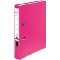 Falken PP-Color Smal Ordner A4 50 mm Roze 2 Ringen Karton, PP (Polypropeen)