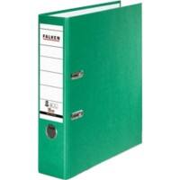 Falken Breed Ordner A4 80 mm Groen 2 Ringen 11285723 Karton, PP (Polypropeen) Gerecycled