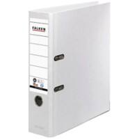 Falken Breed Ordner A4 80 mm Wit 2 Ringen 11285897 Karton, PP (Polypropeen) Gerecycled