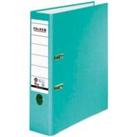 Falken Recyclor Breed Ordner A4 80 mm Turkoois 2 Ringen 11285236 Karton, PP (Polypropeen) Gerecycled